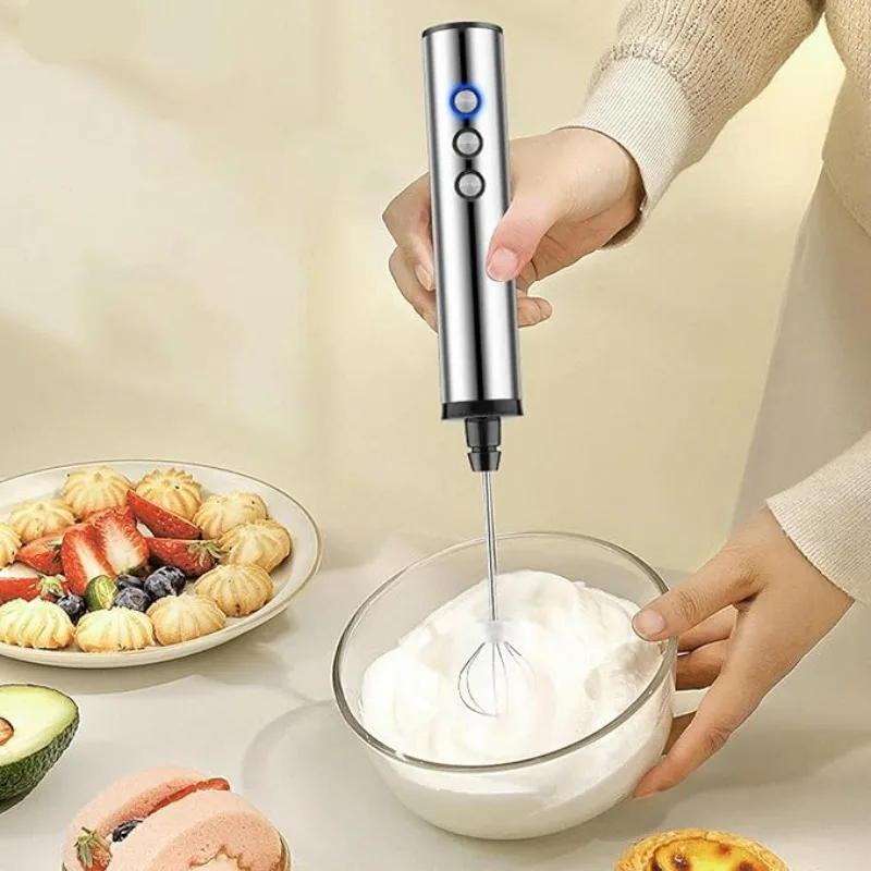 Electric Milk Frother Handheld - جهاز كهربائي متعدد الاستخدامات 3 في