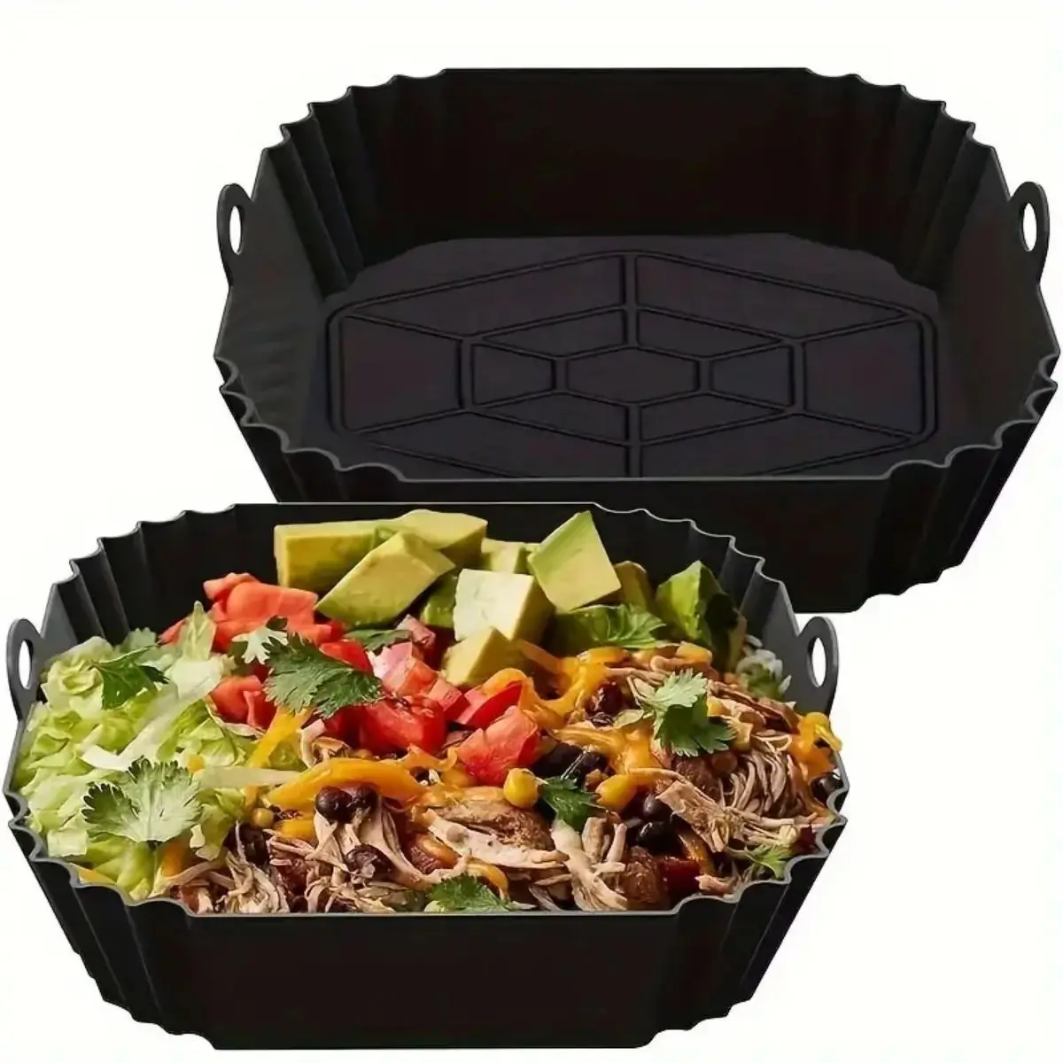 وعاء سيليكون قابل لإعادة الاست - مراجعة Air Fryer Silicone Pot Liner وسعره