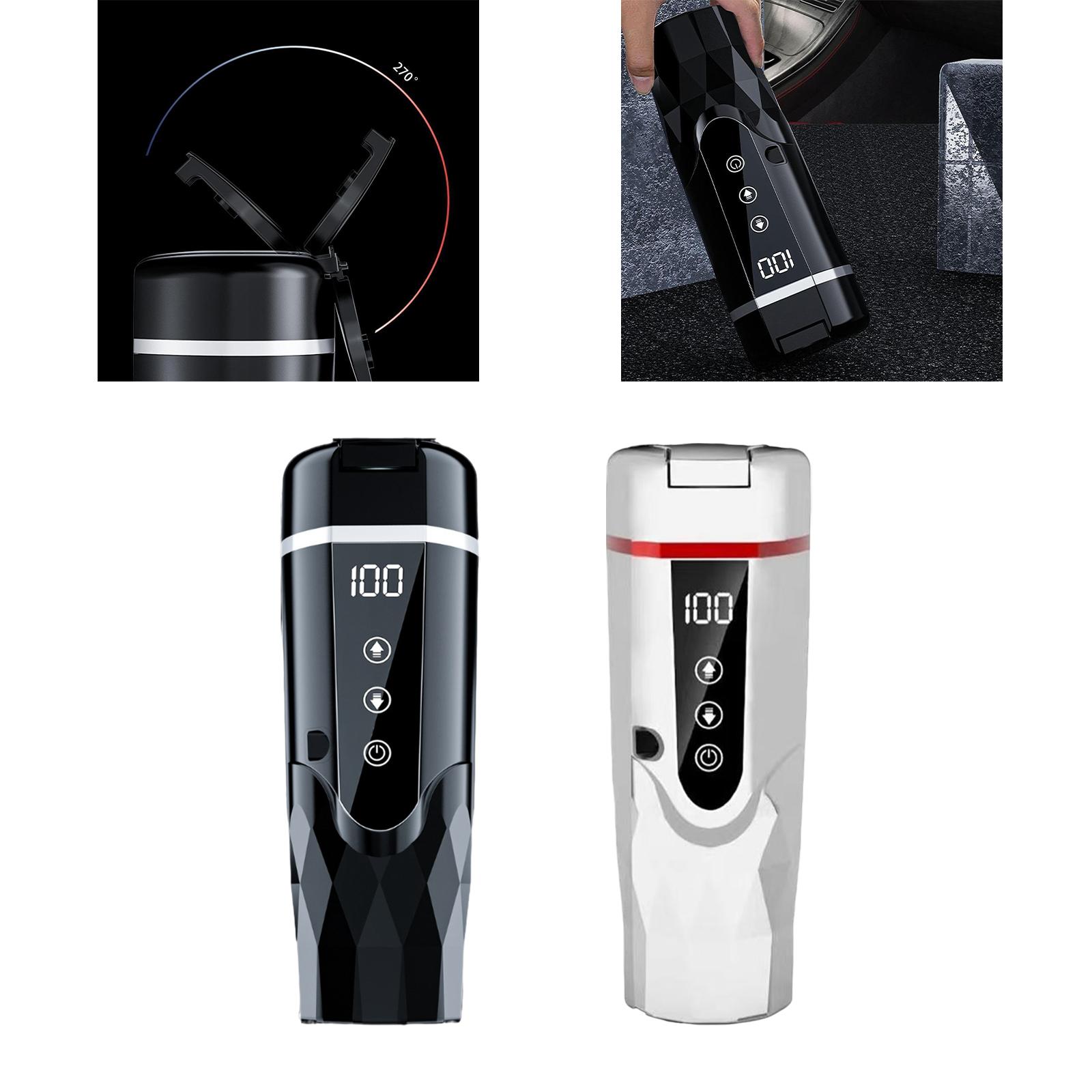 كوب تسخين كهربائي محمول للسيار - مراجعة Electric Kettle Temperature Control وسعره
