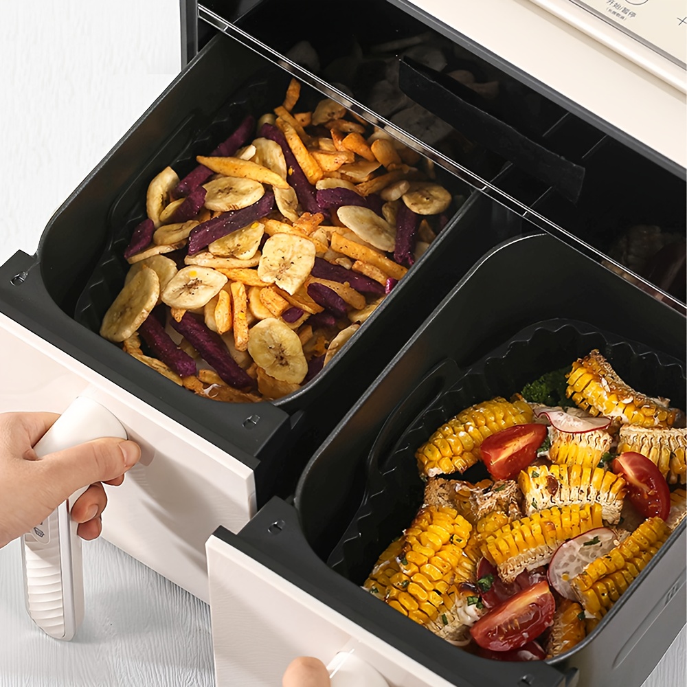 قطعتان من وعاء السيليكون لقلاي - مراجعة Air Fryer Silicone Pot Liner وسعره