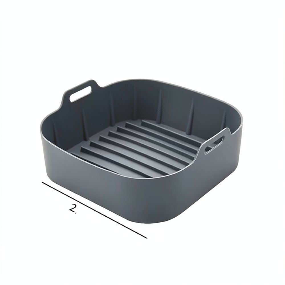 وعاء قلاية هوائية مربع الشكل،  - مراجعة Air Fryer Silicone Pot Liner وسعره