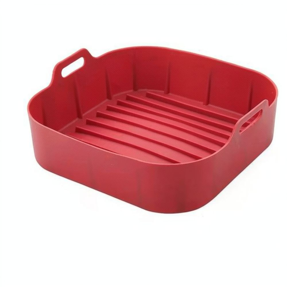 وعاء قلاية هوائية مربع الشكل،  - مراجعة Air Fryer Silicone Pot Liner وسعره