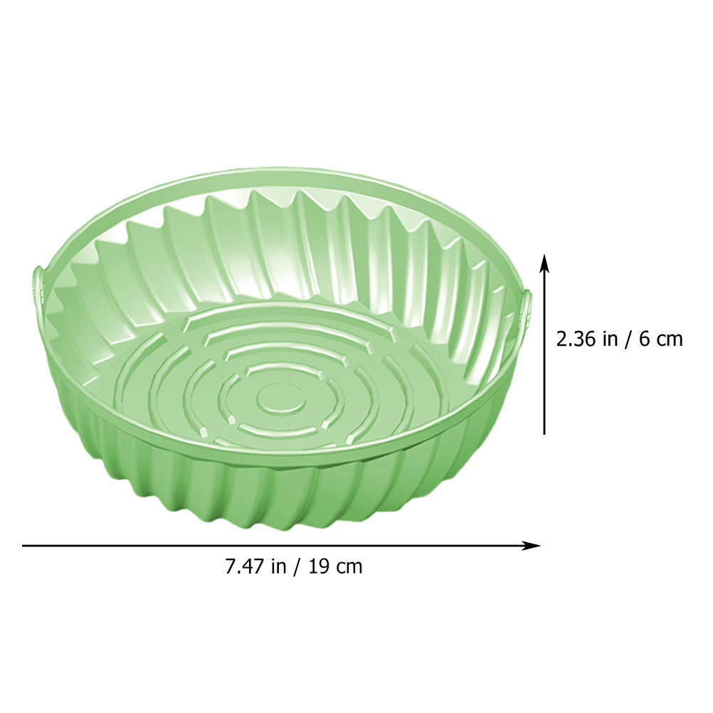 صينية خبز دائرية من السيليكون  - مراجعة Air Fryer Silicone Pot Liner وسعره