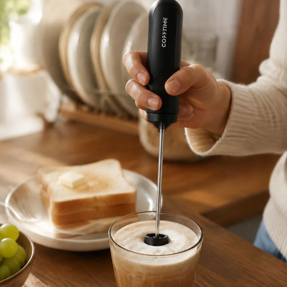 جهاز كهربائي لصنع رغوة الحليب، - مراجعة Electric Milk Frother Handheld وسعره