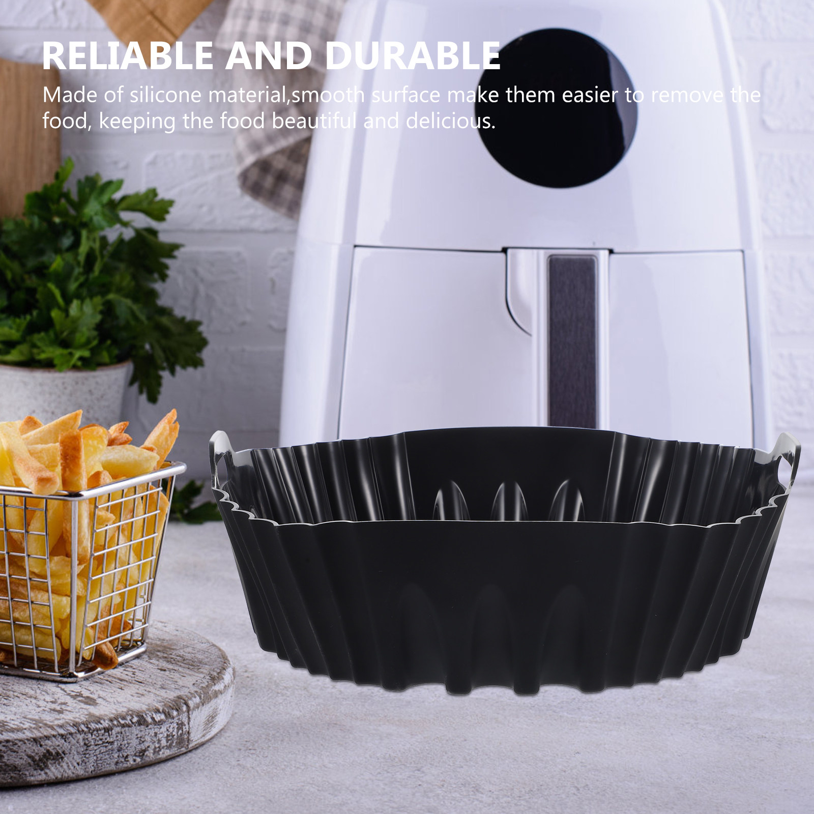 بطانة سيليكون لوعاء القلاية ال - مراجعة Air Fryer Silicone Pot Liner وسعره