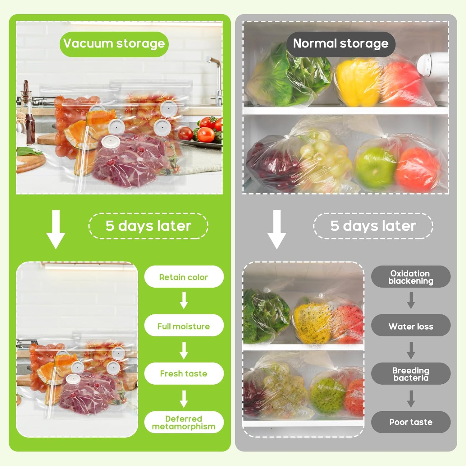 ماكينة سد الفراغات المحمولة مع - مراجعة Food Vacuum Sealer Machine وسعره