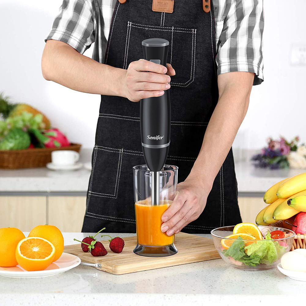 خلاط يدوي سونيفر SF-8055 بقوة  - مراجعة Immersion Hand Blender Set وسعره