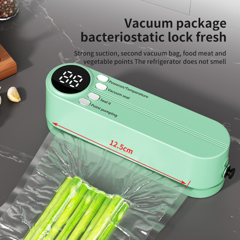 جهاز تغليف لاسلكي صغير، آلة تغ - مراجعة Food Vacuum Sealer Machine وسعره