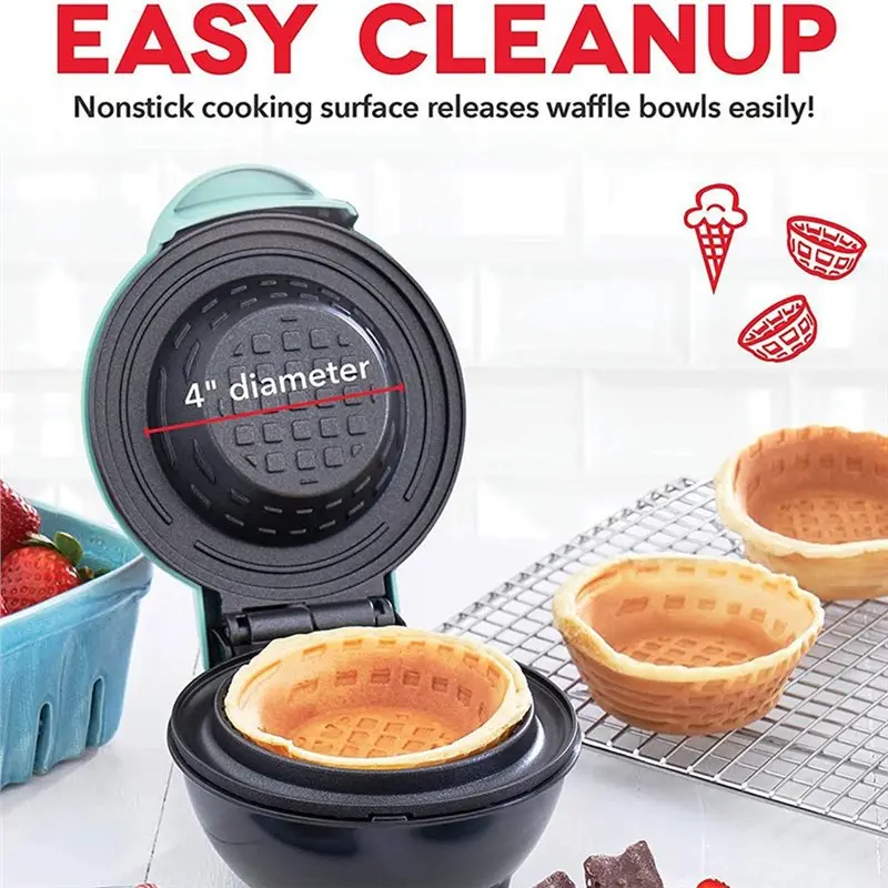 جهاز صنع الوافل المنزلي، صانع  - مراجعة Mini Waffle Maker Machine وسعره