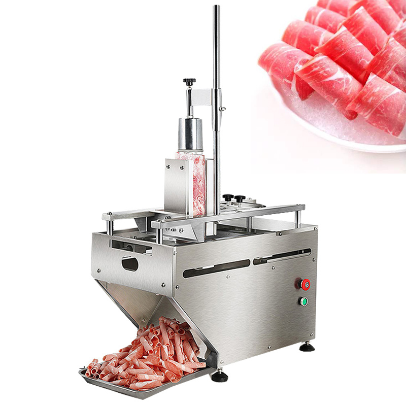 قطاعة لحم كهربائية تجارية ومنز - مراجعة Automatic Meat Slicer Home وسعره